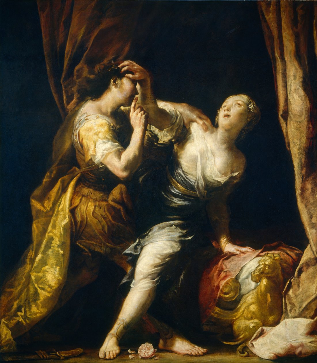 Tarquinius és Lucretia alkotó: Giuseppe Maria Crespi