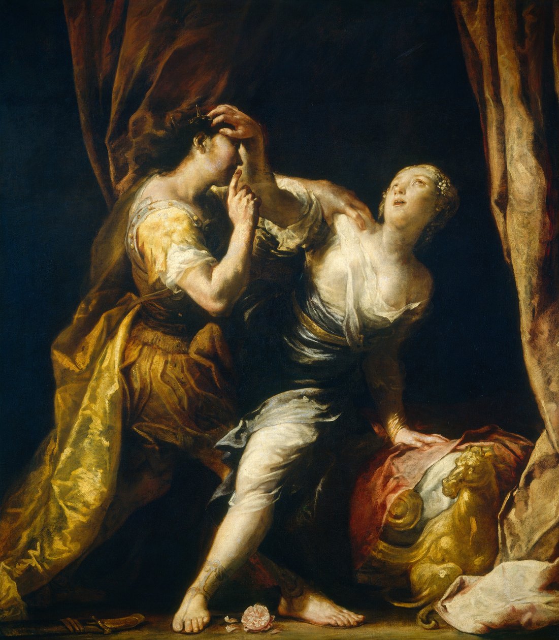 Tarquin és Lucretia, c. 16951700. alkotó: Giuseppe Maria Crespi