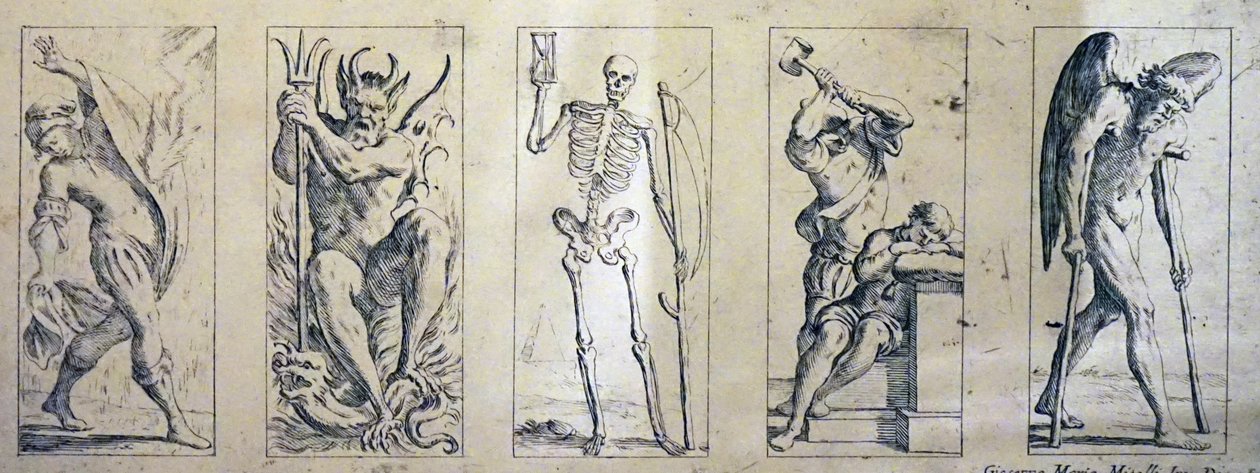 Giuseppe Maria Mitelli 17. századi tarotkártyái alkotó: Giuseppe Maria Mitelli