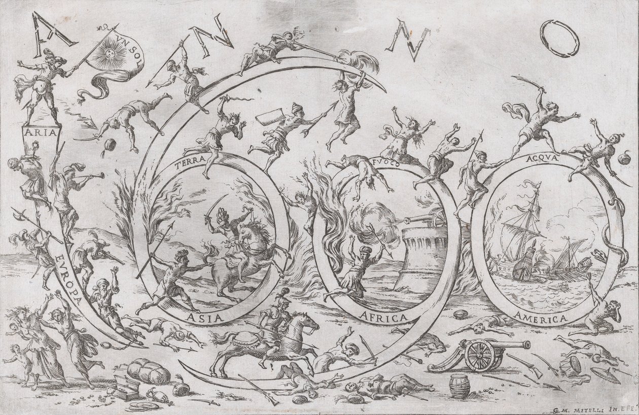 "Anno 1690" az 1690-es év..., kb. 1690. alkotó: Giuseppe Maria Mitelli