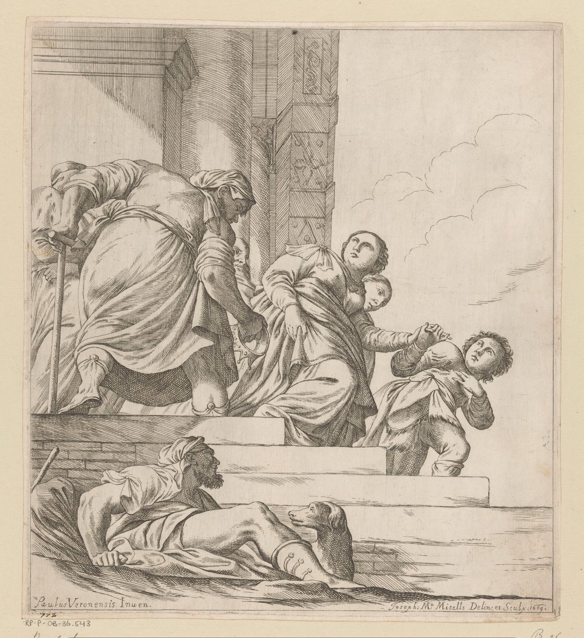 Vasti királynőt száműzték alkotó: Giuseppe Maria Mitelli