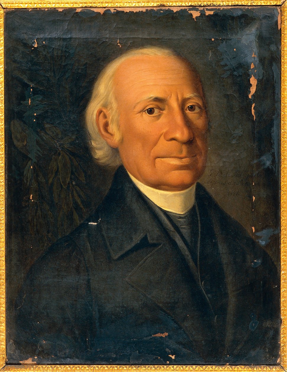 Giovanni Meli (1740-1815), Giuseppe Patania olasz költő és drámaíró portréja, festmény alkotó: Giuseppe Patania
