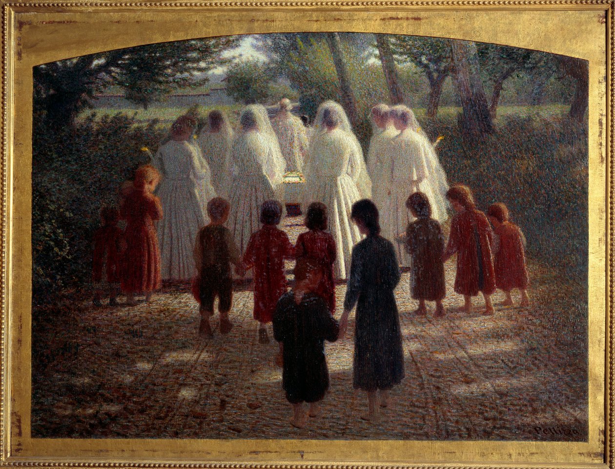 Virágtört festmény, Giuseppe Pellizza da Volpedo (1868-1907) 1902 V.0,79x1,07 m Párizs, musee d