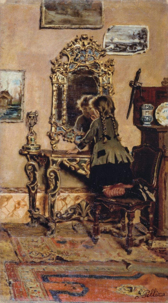 Ambiciózus kislány alkotó: Giuseppe Pellizza da Volpedo