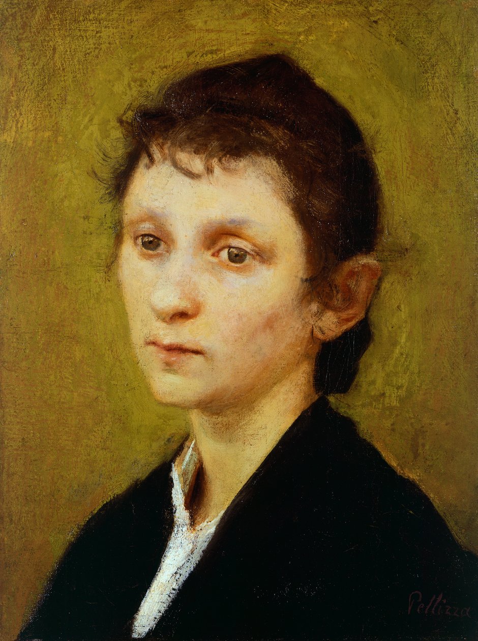 Fiatal nő portréja (Palmira) alkotó: Giuseppe Pellizza da Volpedo