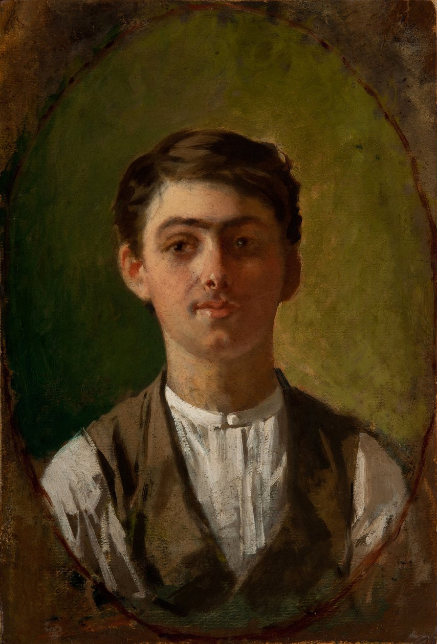 Önarckép, 1885-1886. alkotó: Giuseppe Pellizza da Volpedo