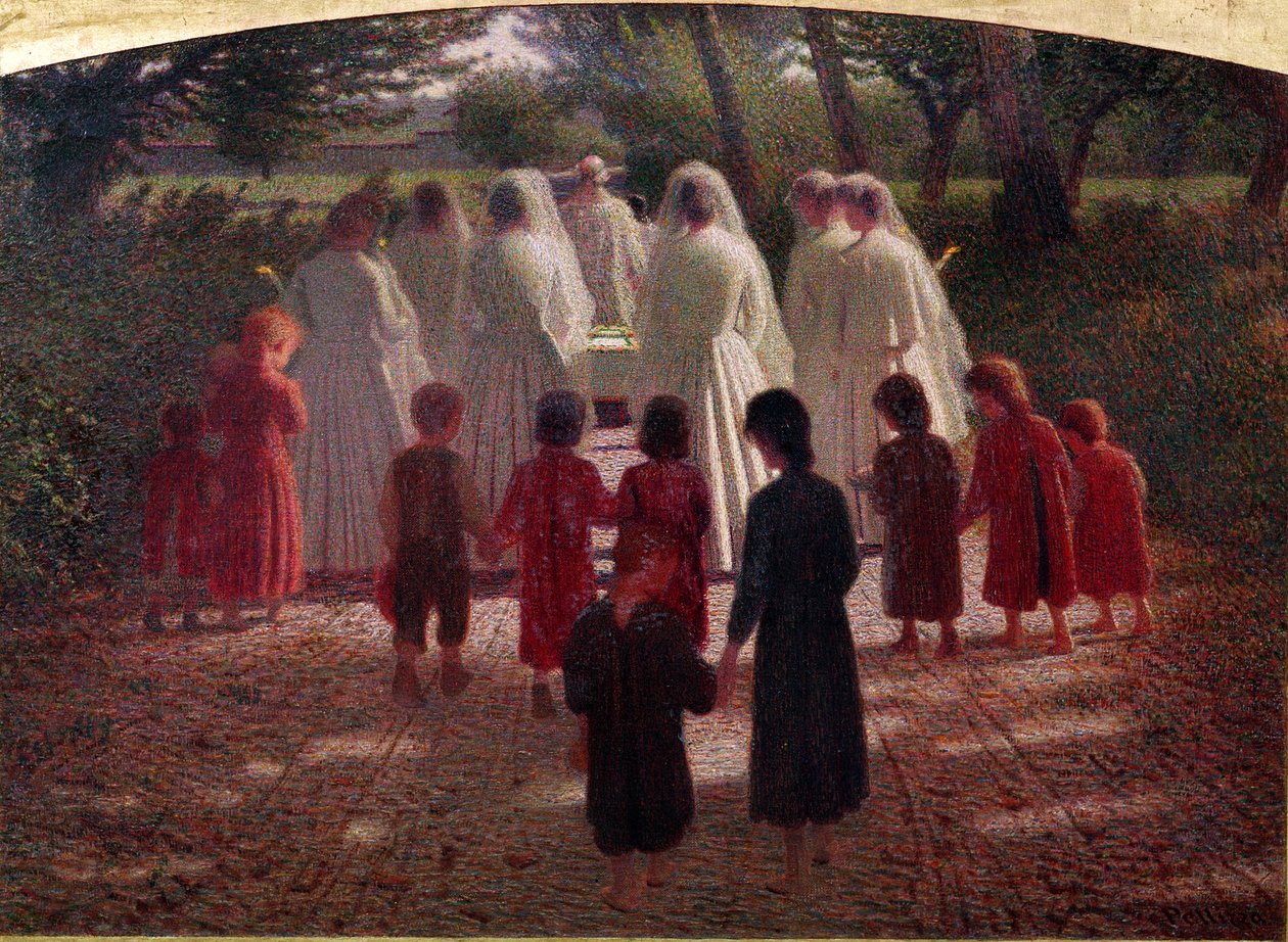 A halott gyermek, 1896-1902 alkotó: Giuseppe Pellizza da Volpedo