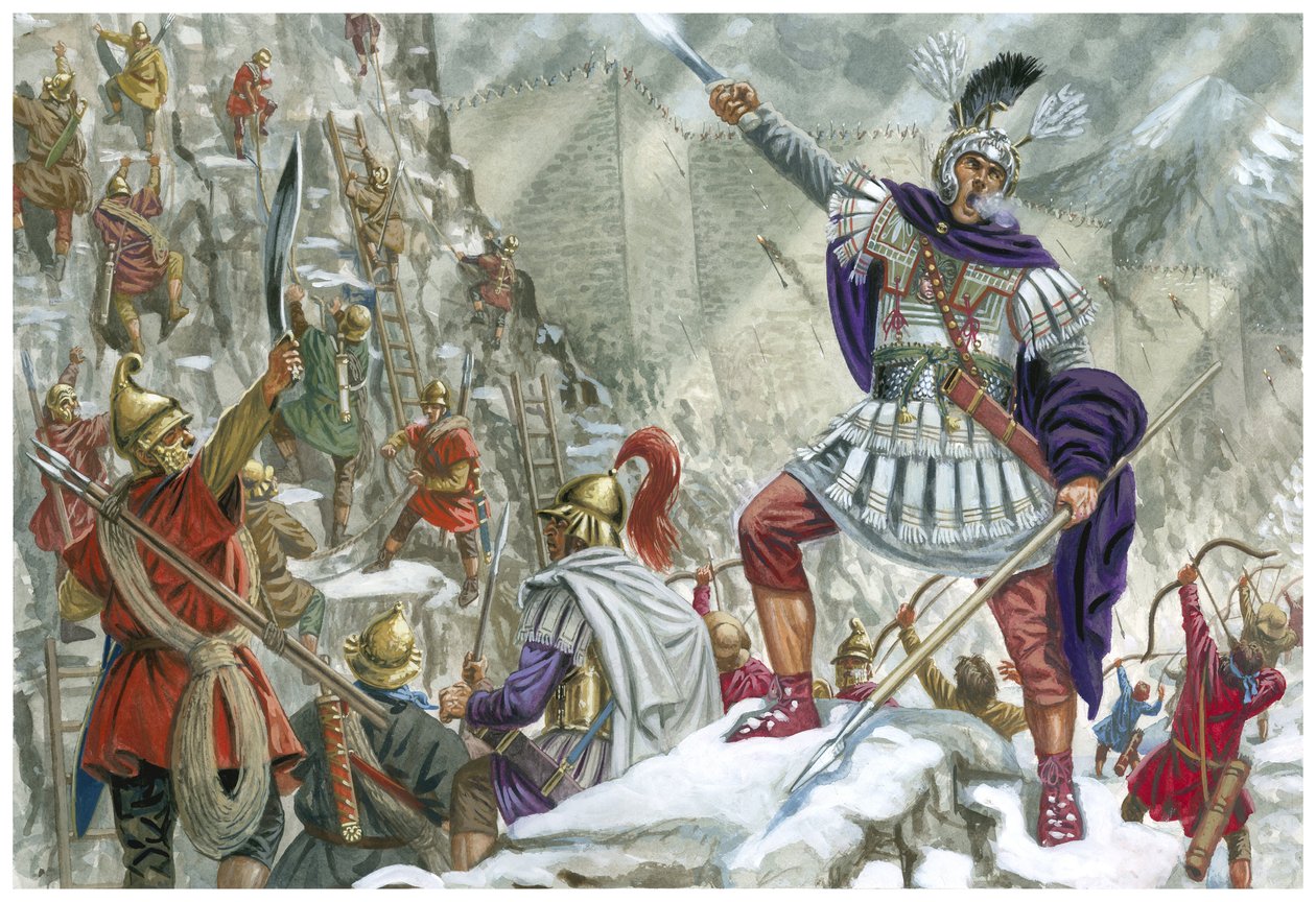 Nagy Sándor a Vaskapunál (Közép-Ázsia) alkotó: Giuseppe Rava