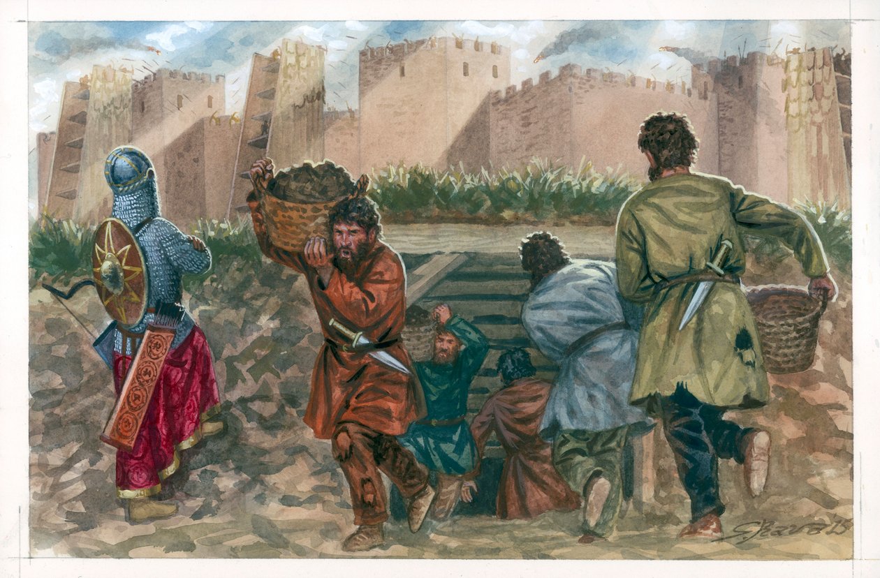 Dura Europos-i csata alkotó: Giuseppe Rava