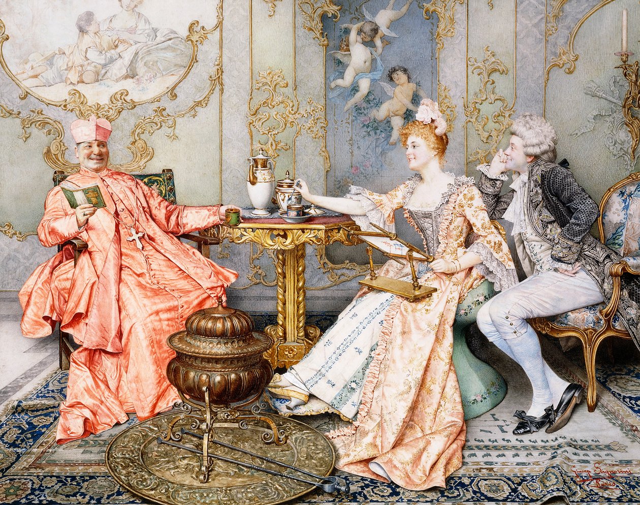 A Tea Party alkotó: Giuseppe Signorini