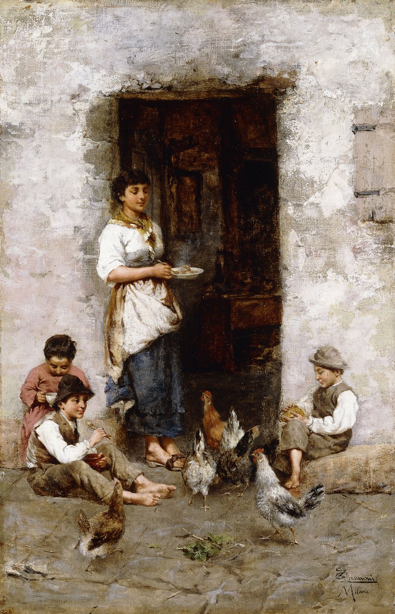 Étkezési idő; A fogás alkotó: Giuseppe Zannoni