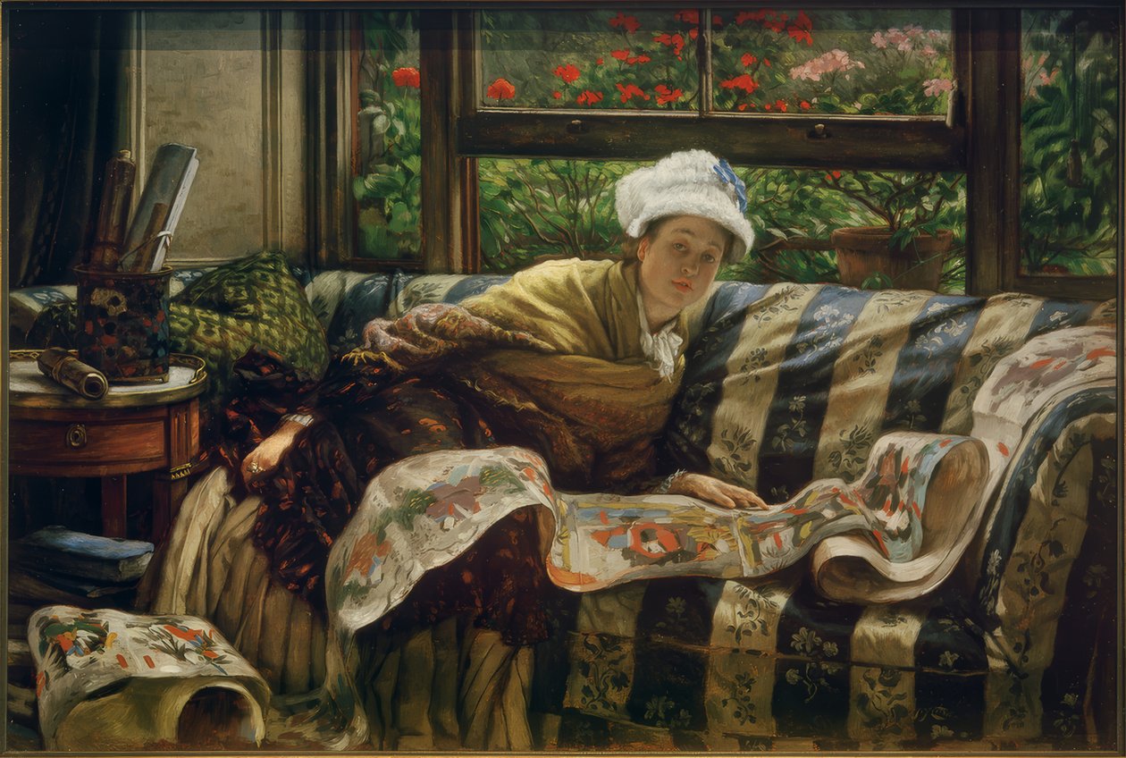 Egy hölgy portréja alkotó: Giuseppe de Nittis