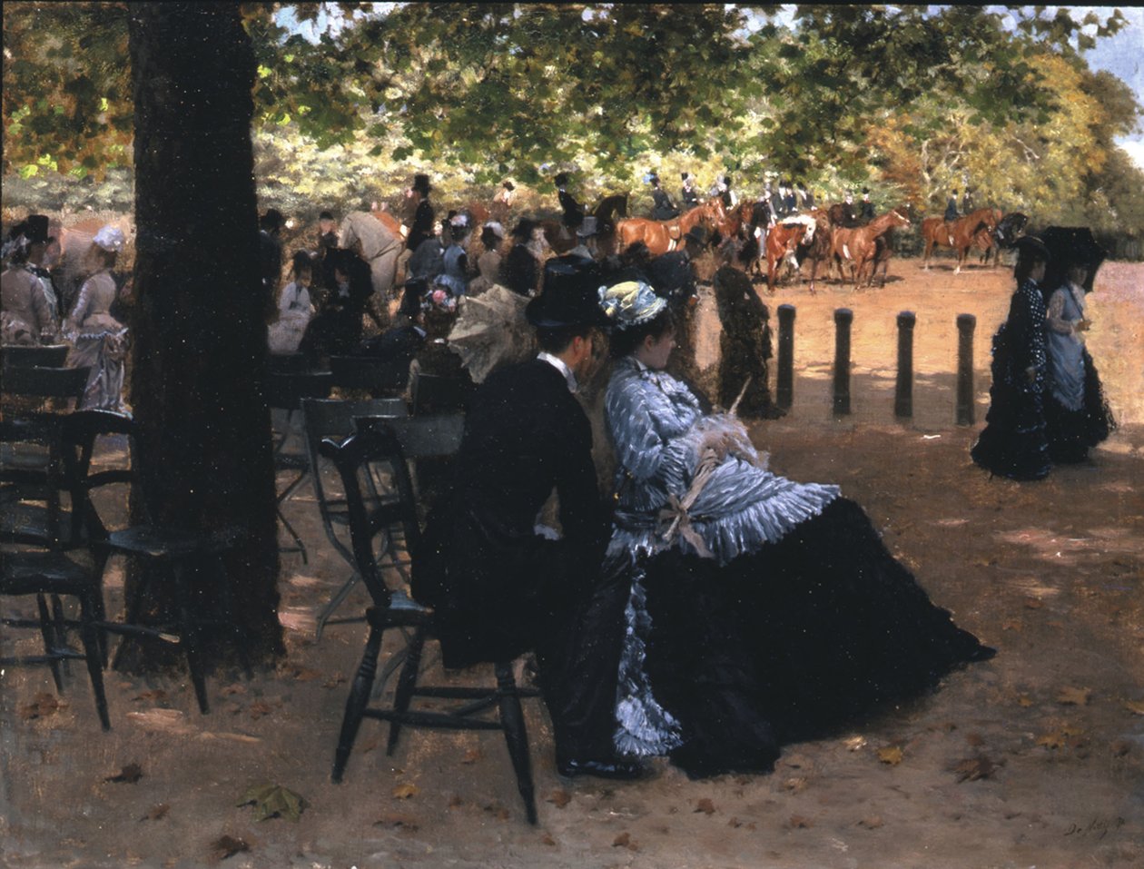 Fliráció, Hyde Park alkotó: Giuseppe de Nittis