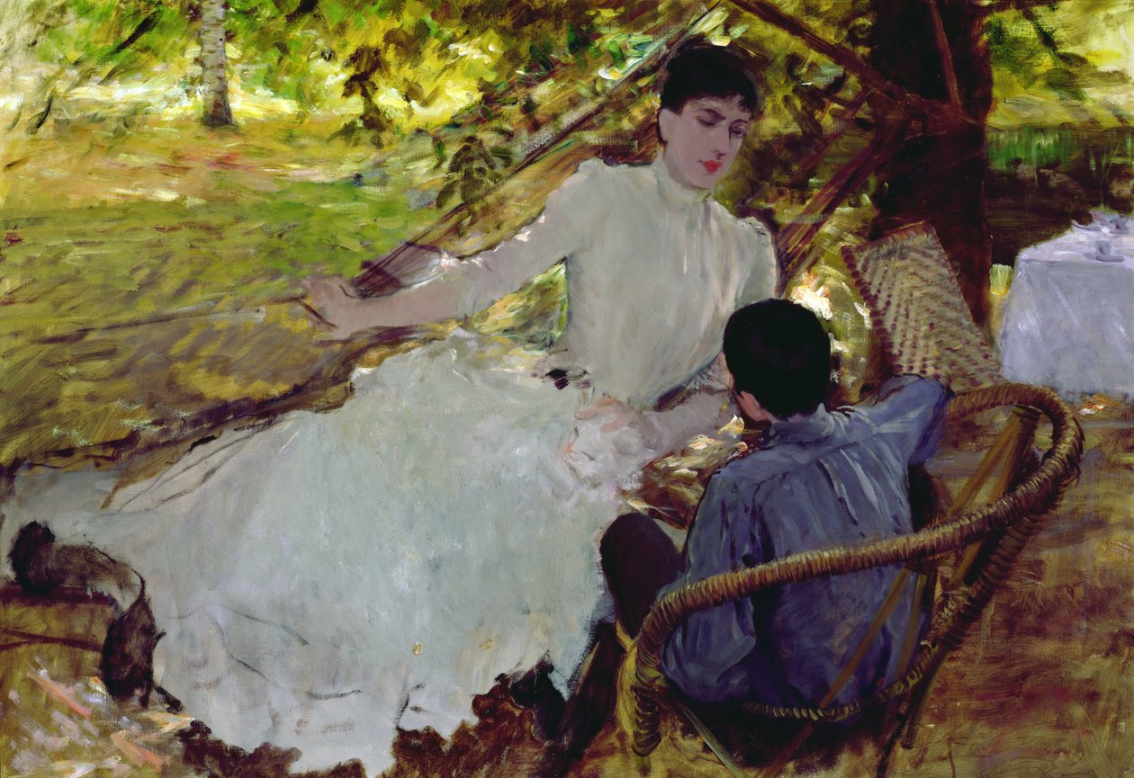 A Függőágyban II, 1884 alkotó: Giuseppe de Nittis