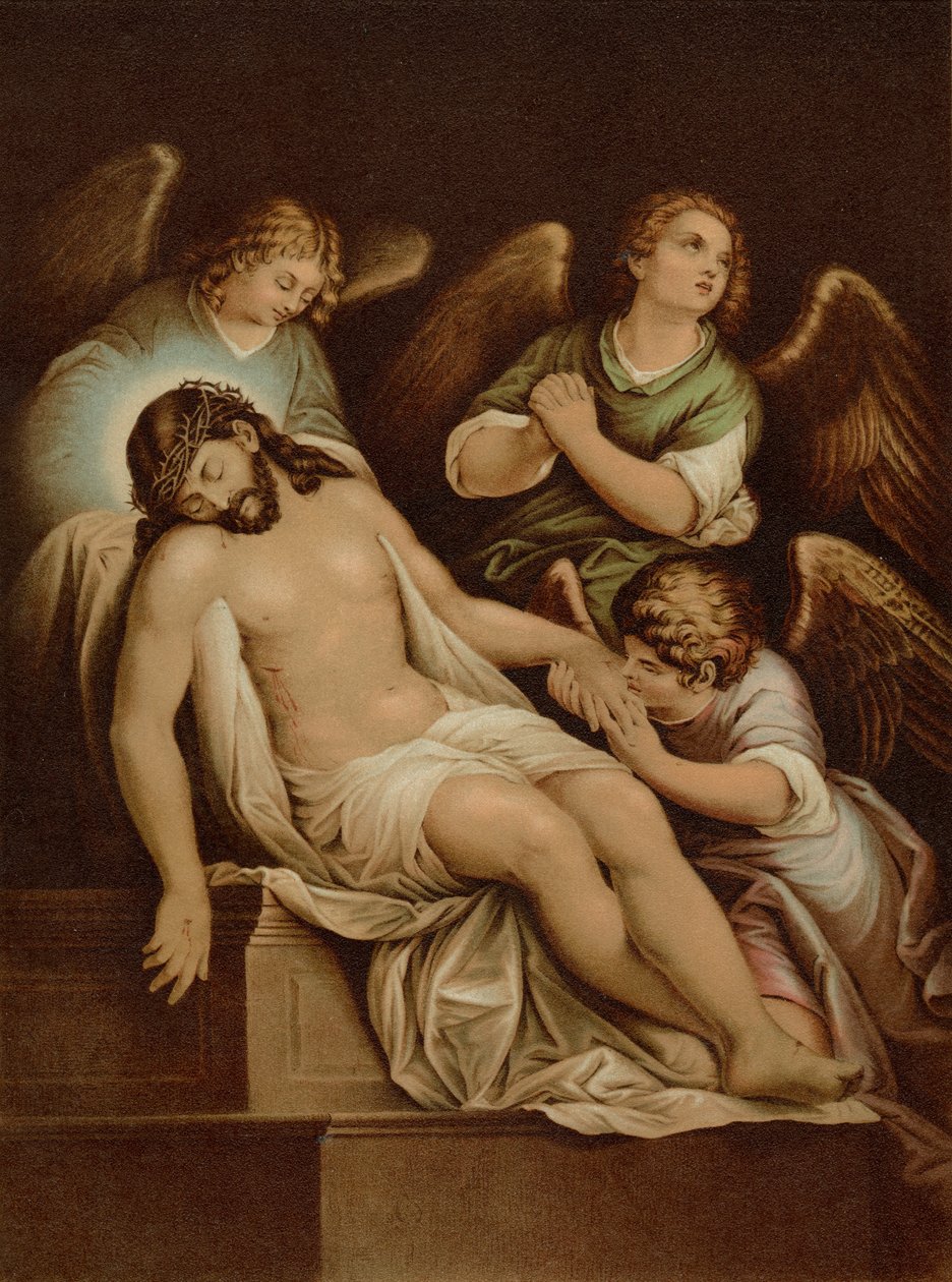 Krisztus temetése alkotó: Giuseppe della Porta Salviati