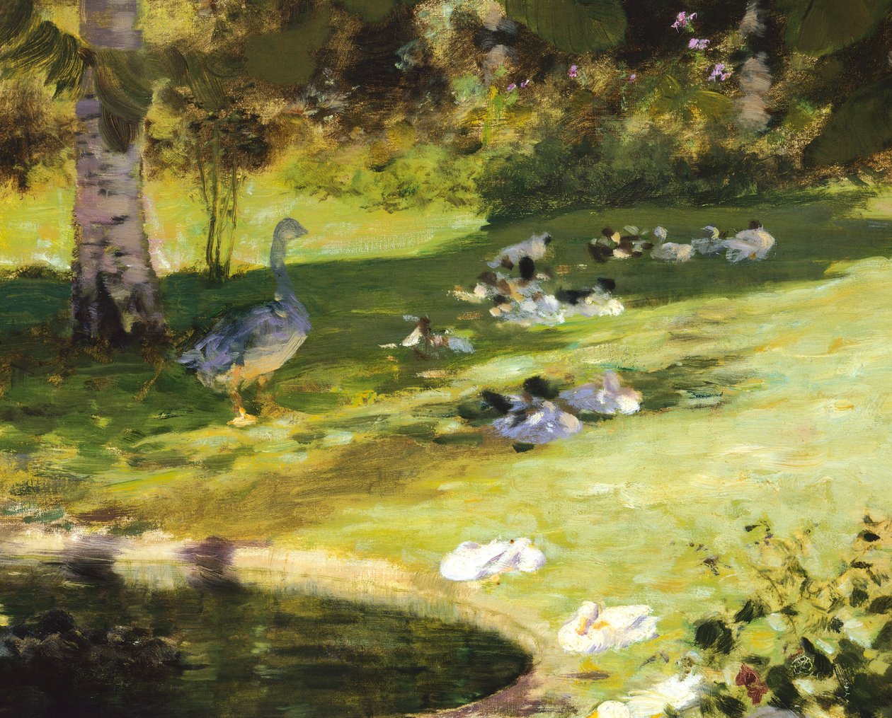 Reggeli a kertben, Giuseppe de Nittis, részlet alkotó: Giuseppe or Joseph de Nittis