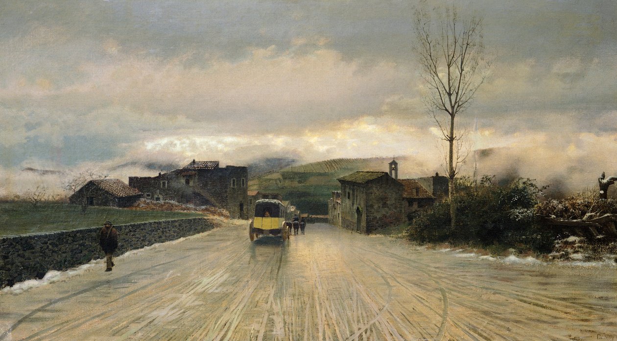 Átkelés az Appennineken alkotó: Giuseppe or Joseph de Nittis