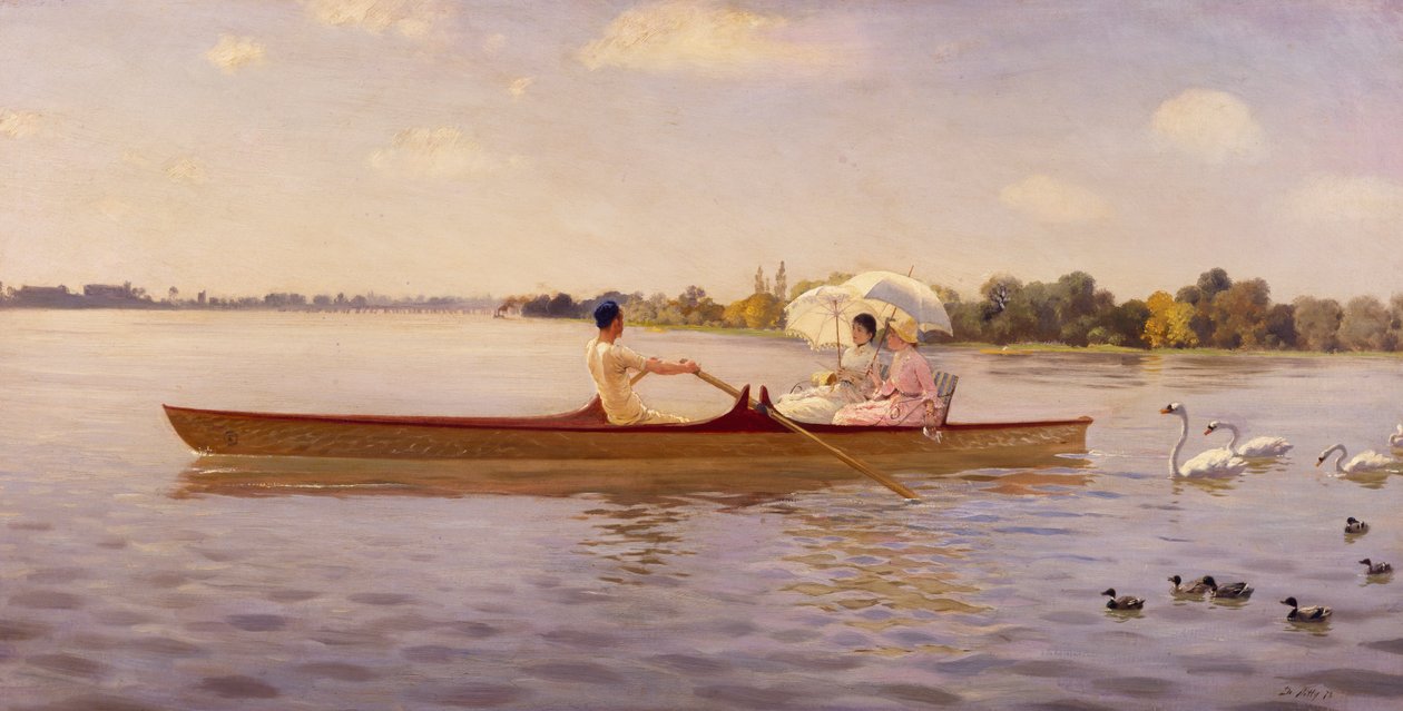 Giuseppe de Nittis a Temzén (1846-1884) alkotó: Giuseppe or Joseph de Nittis