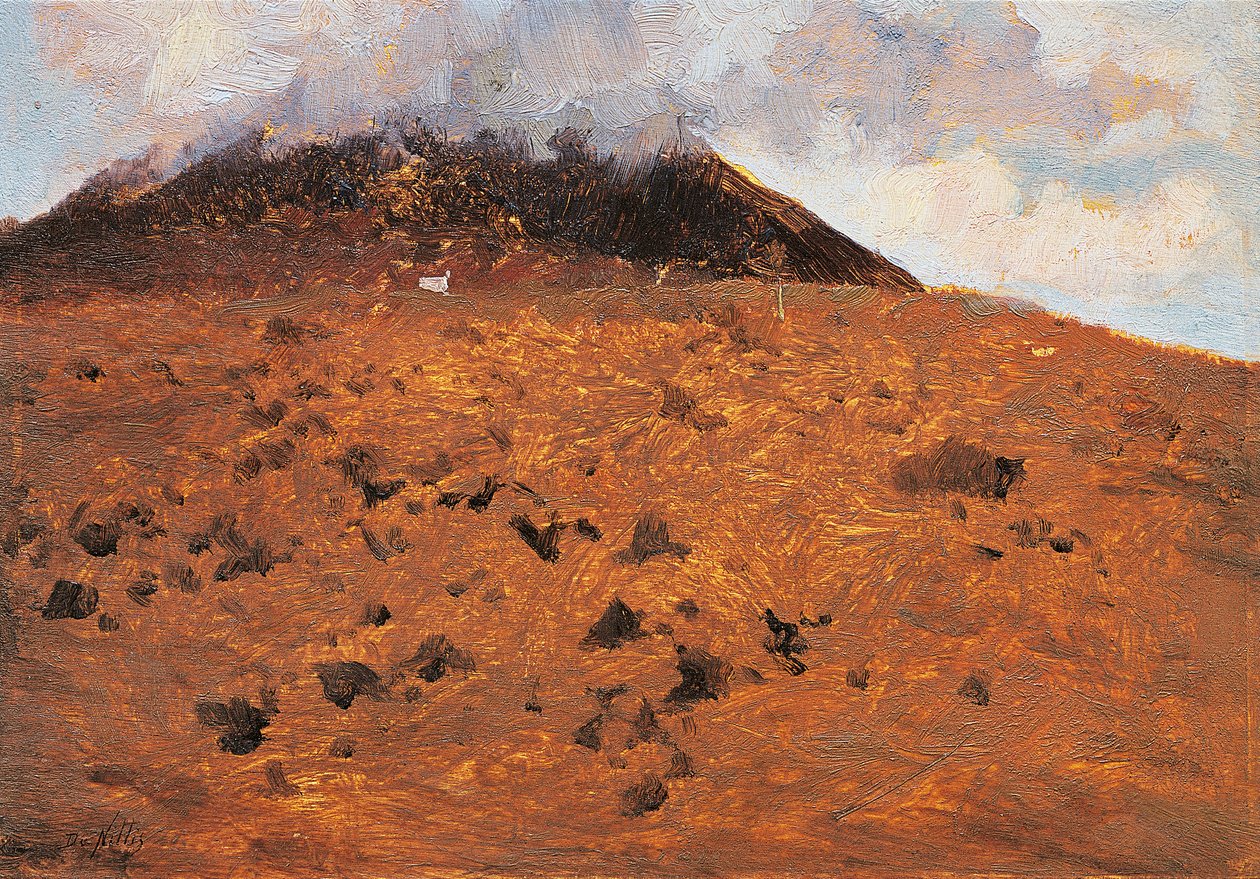 A Vezúv lejtőin alkotó: Giuseppe or Joseph de Nittis