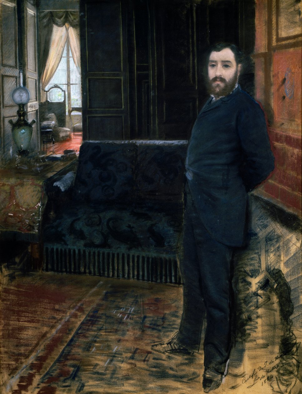 Önarckép alkotó: Giuseppe or Joseph de Nittis