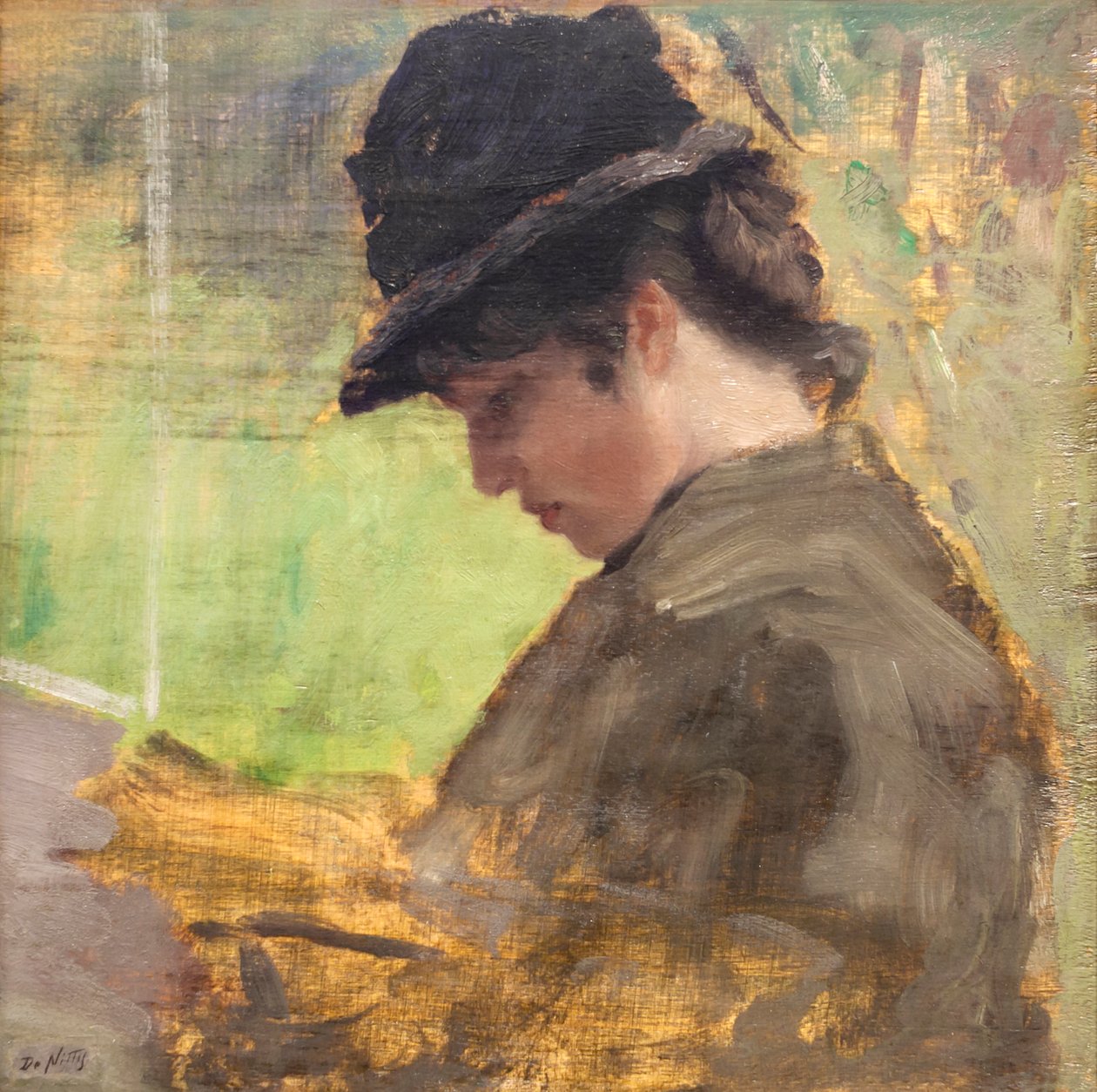 Az angol lány alkotó: Giuseppe or Joseph de Nittis