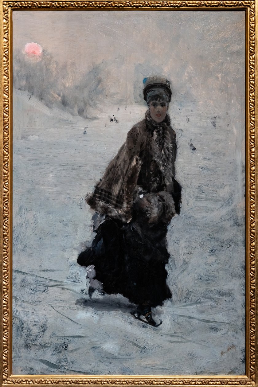 A Korcsolyázó alkotó: Giuseppe or Joseph de Nittis