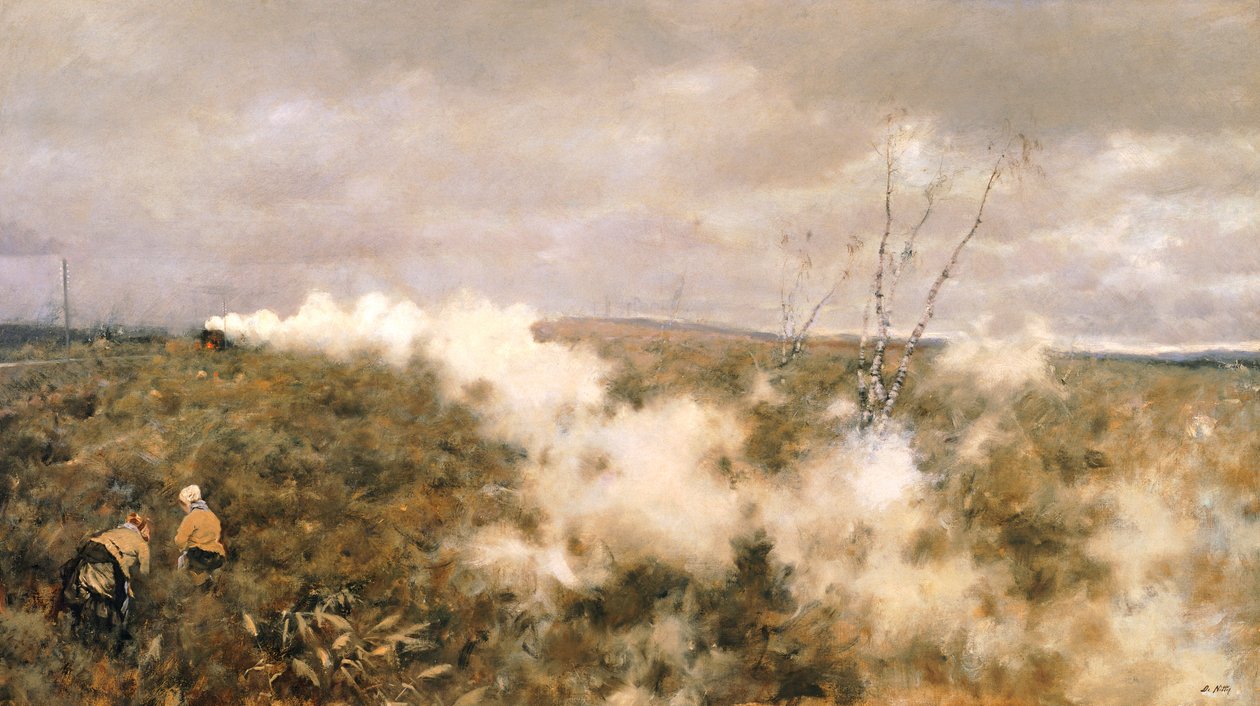 A vonat elhalad alkotó: Giuseppe or Joseph de Nittis