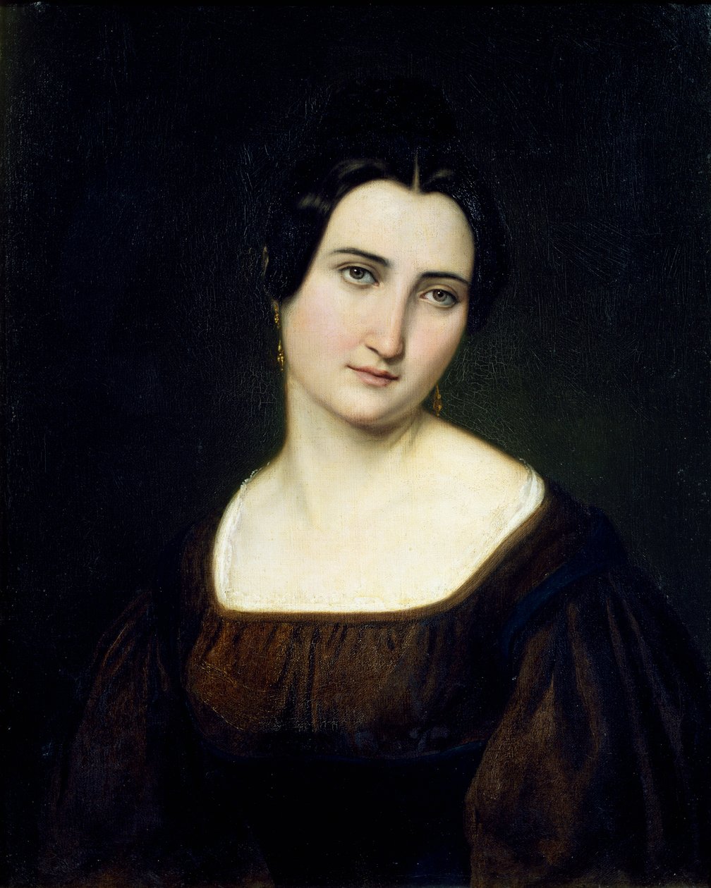 Ciociarai (közép-olasz) nő Giustiniano degli Avancini (1807-1843) alkotása. alkotó: Giustiniano Degli Avancini