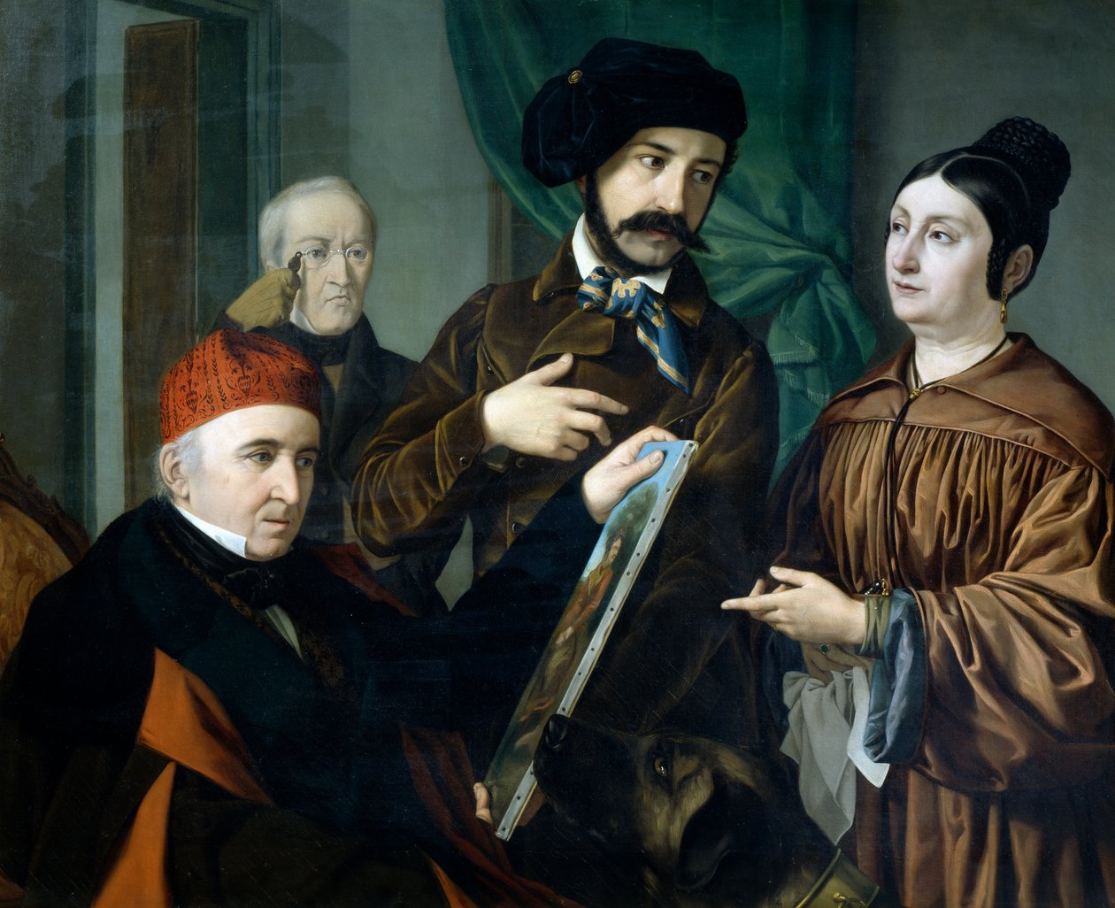 Giustiniano degli Avancini (1807-1843) festőművész műtermében alkotó: Giustiniano Degli Avancini