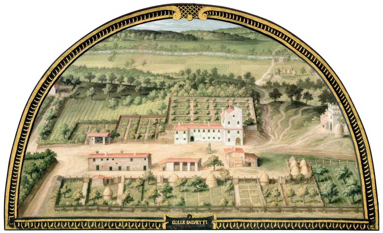 Collesalvetti Medici Villa alkotó: Giusto Utens