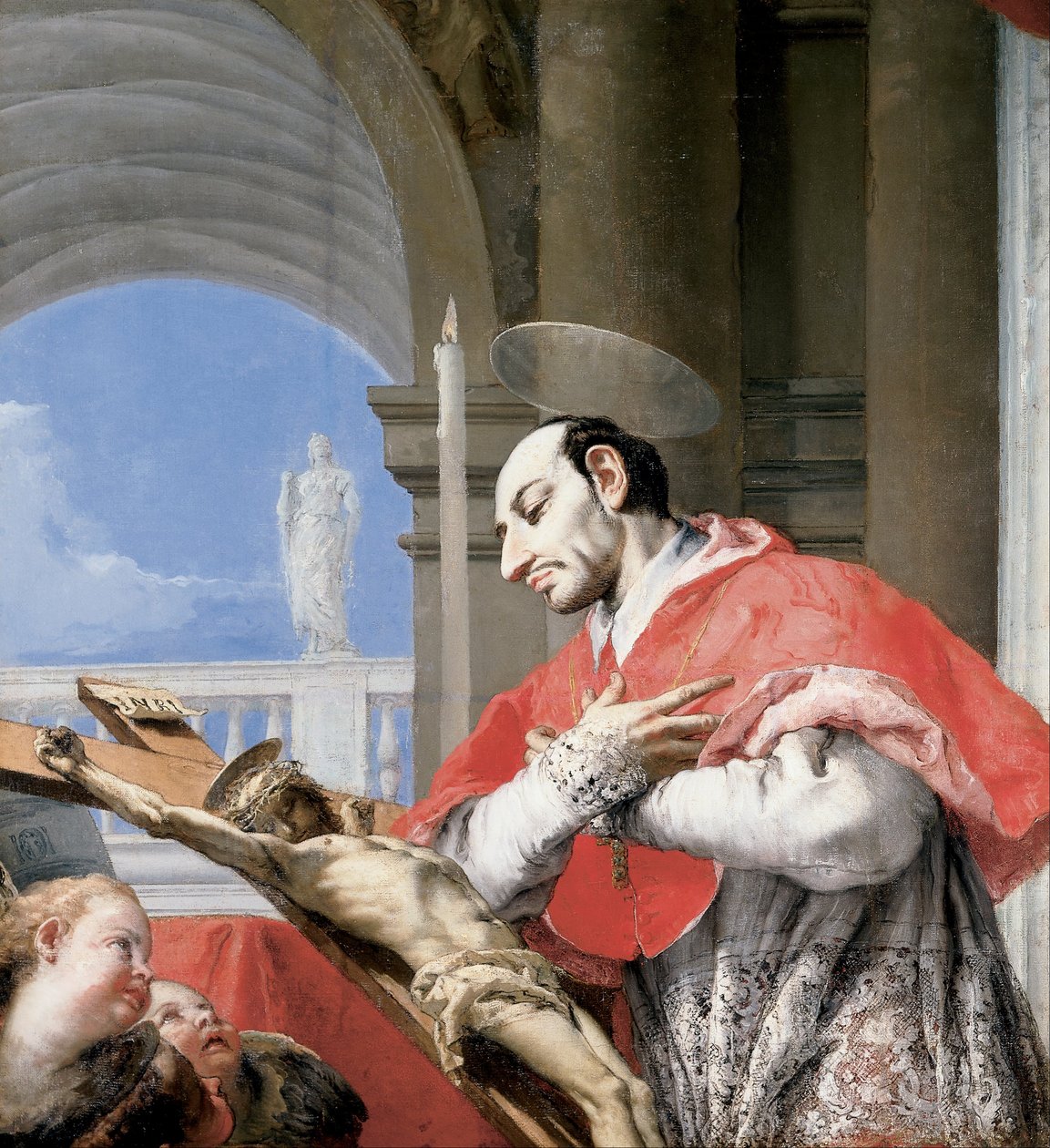 Szent Károly Borromeo alkotó: Giovanni Battista Tiepolo