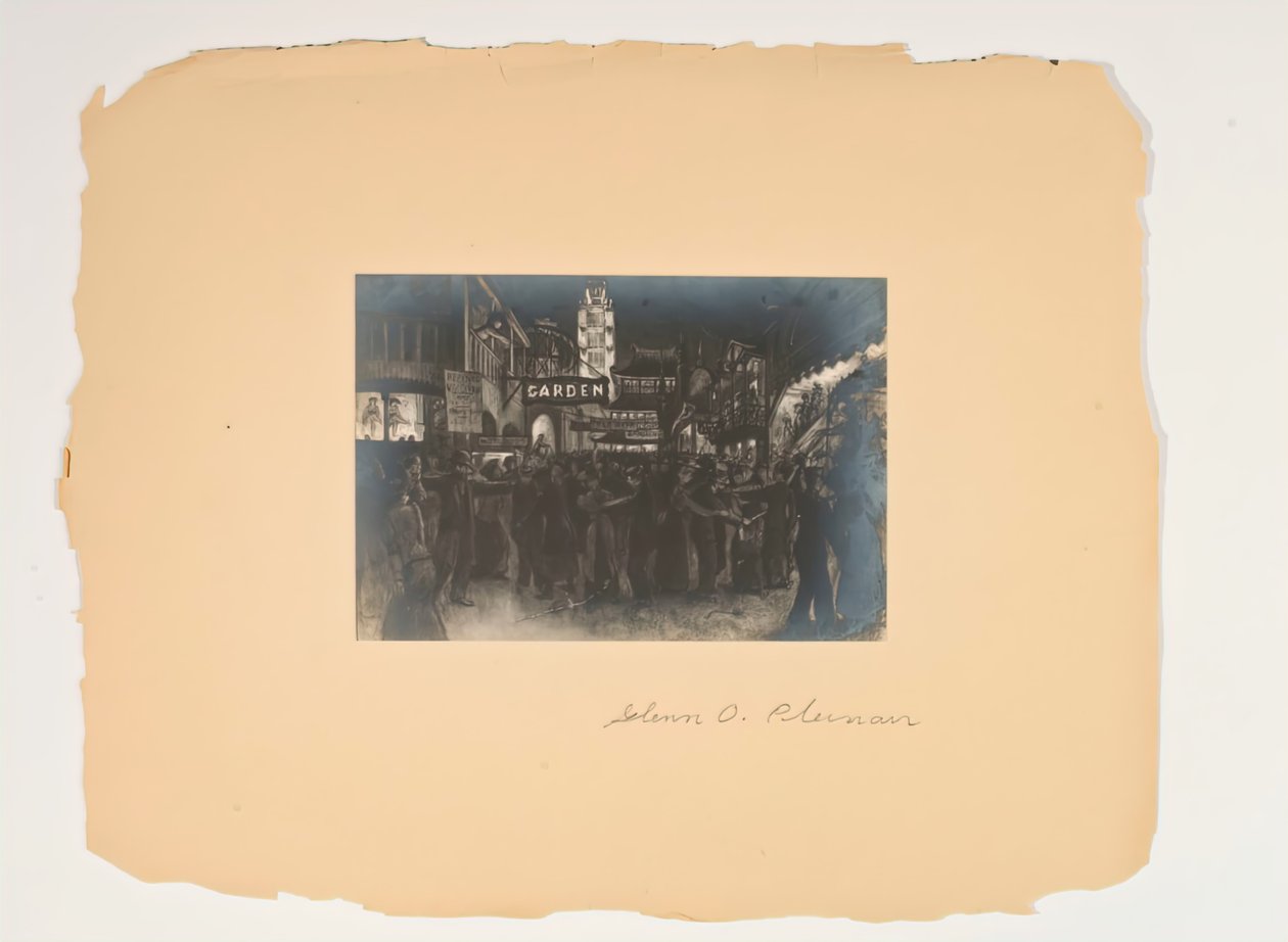 Jelenetek az emberek életéből, portfólió cím nélkül, c. 1905-1906. alkotó: Glenn O Coleman