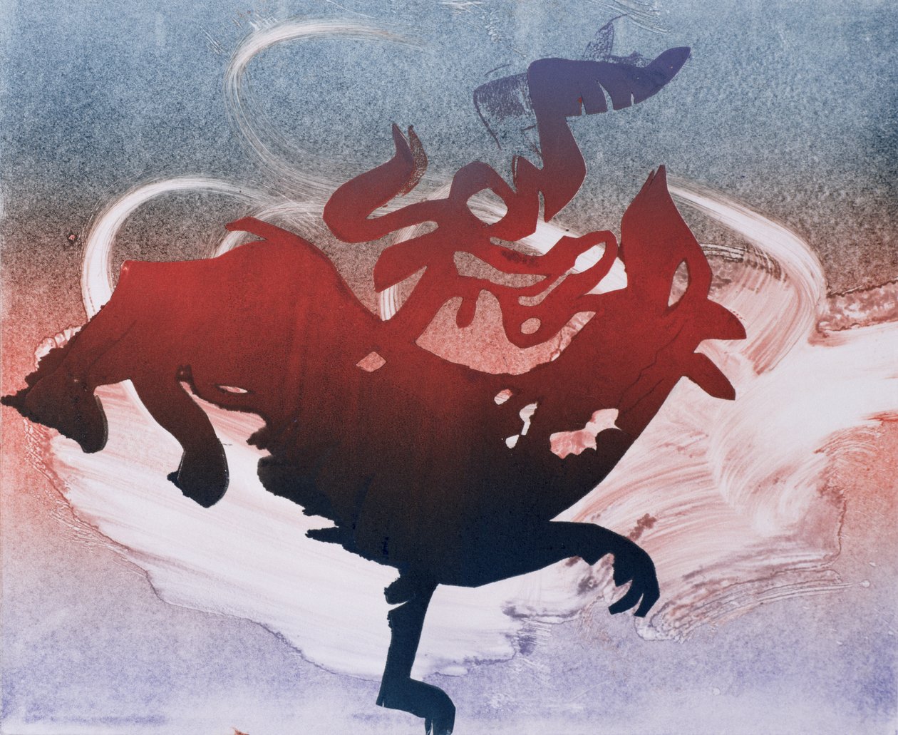 Maeshowe Dragon, 1995 (monotípia) alkotó: Gloria Wallington