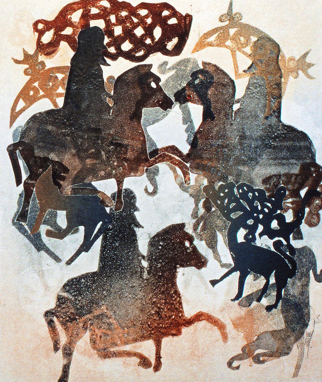 Meigle 11, 2000 (monoprint) alkotó: Gloria Wallington