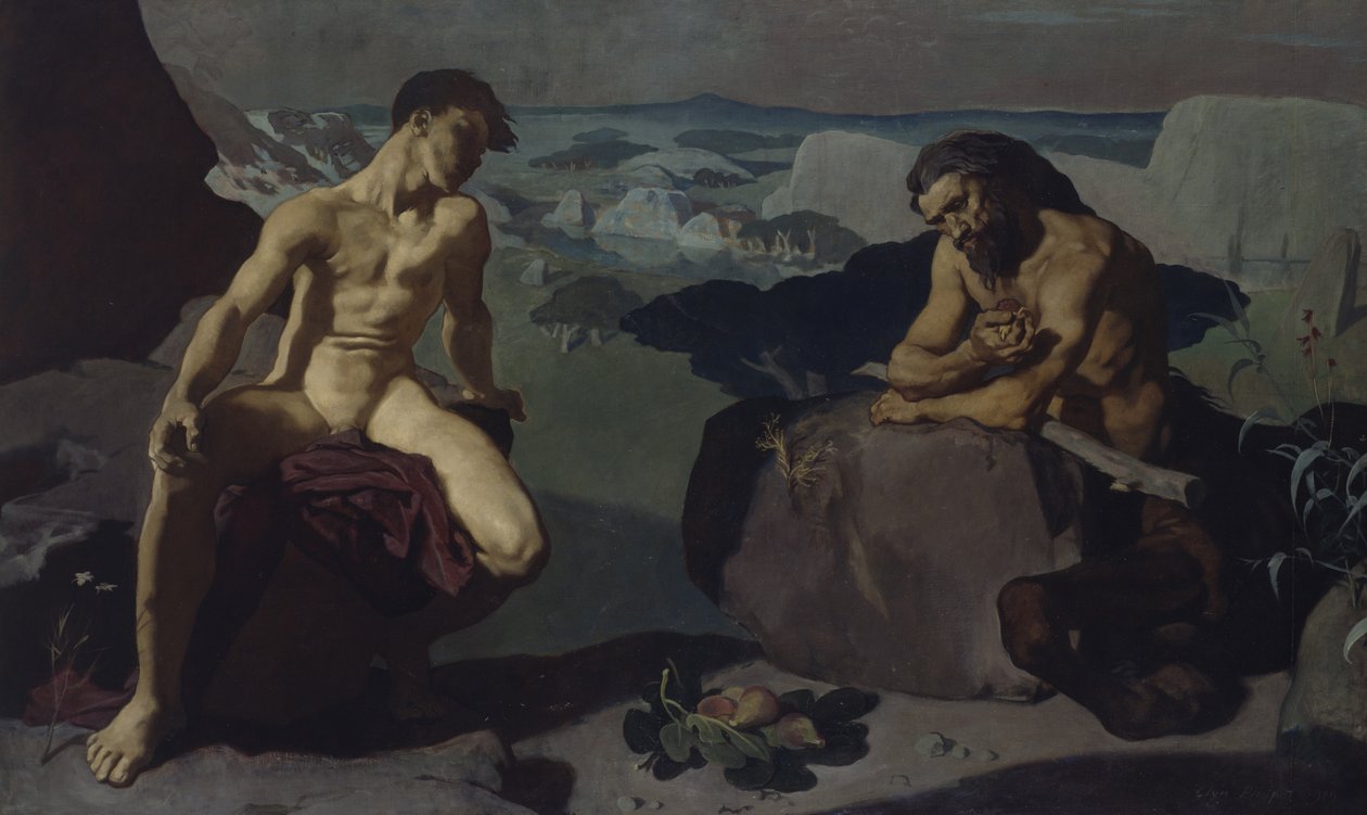 Melampus and the Centaur alkotó: Glyn Warren Philpot