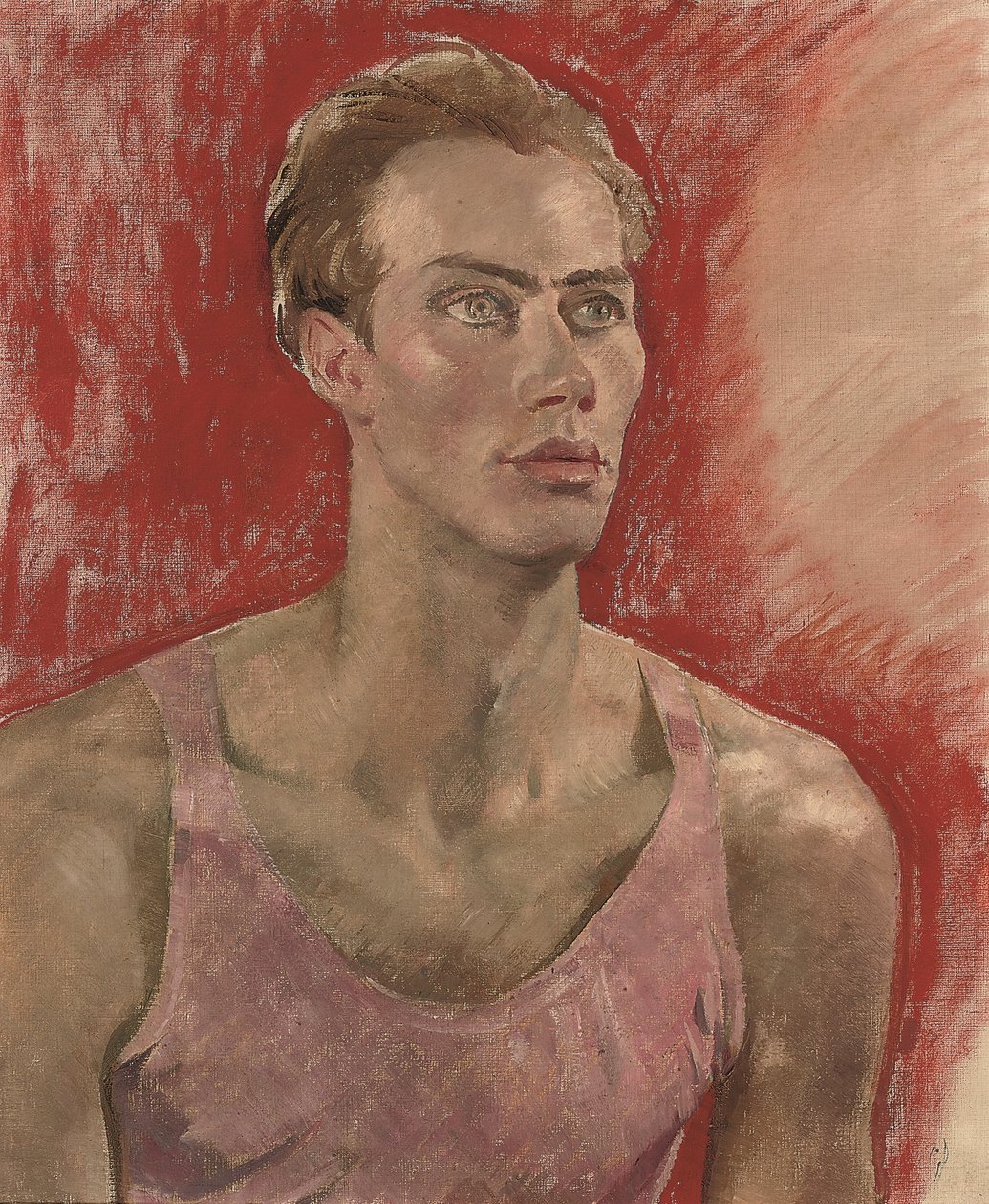Fiatal férfi portréja (olaj, vászon) alkotó: Glyn Warren Philpot