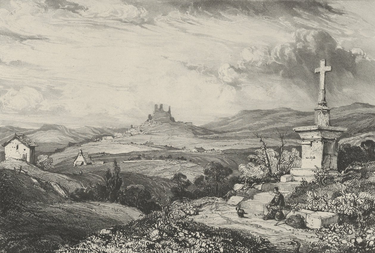Larderole kastély, 1832. alkotó: Godefroy Engelmann