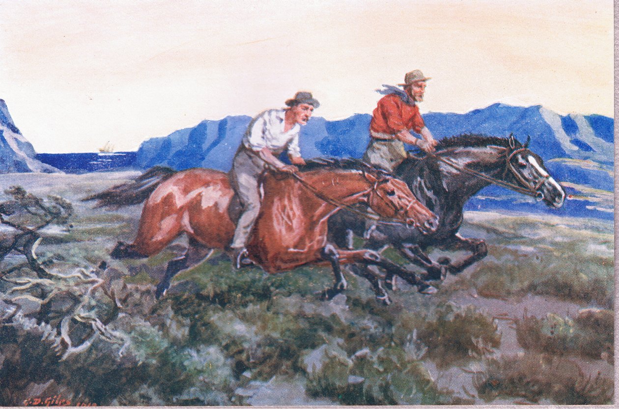 A roncsból, Adam Lindsay Gordon verseiből, T. N. Foulis, 1912 alkotó: Godfrey Douglas Giles