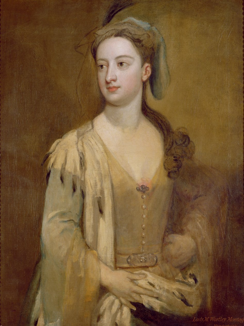 Egy nő, Lady Mary Wortley Montagu, 1715-20 körül alkotó: Godfrey Kneller