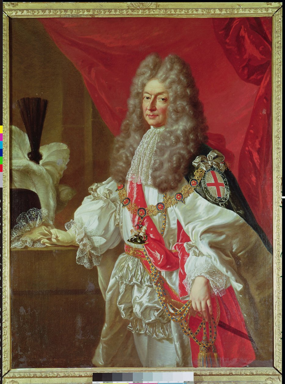 Antoine-Nomper de Caumont (1633-1723) Lauzun hercege, Peter Lely (1618-80) festménye nyomán alkotó: Godfrey Kneller