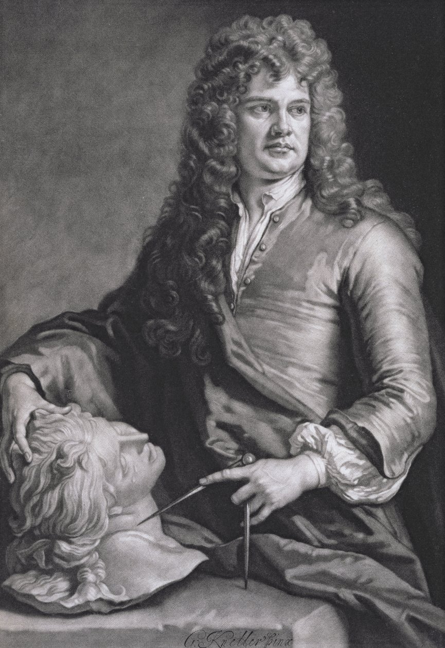 Grinling Gibbons (1648-1721) alkotó: Godfrey Kneller
