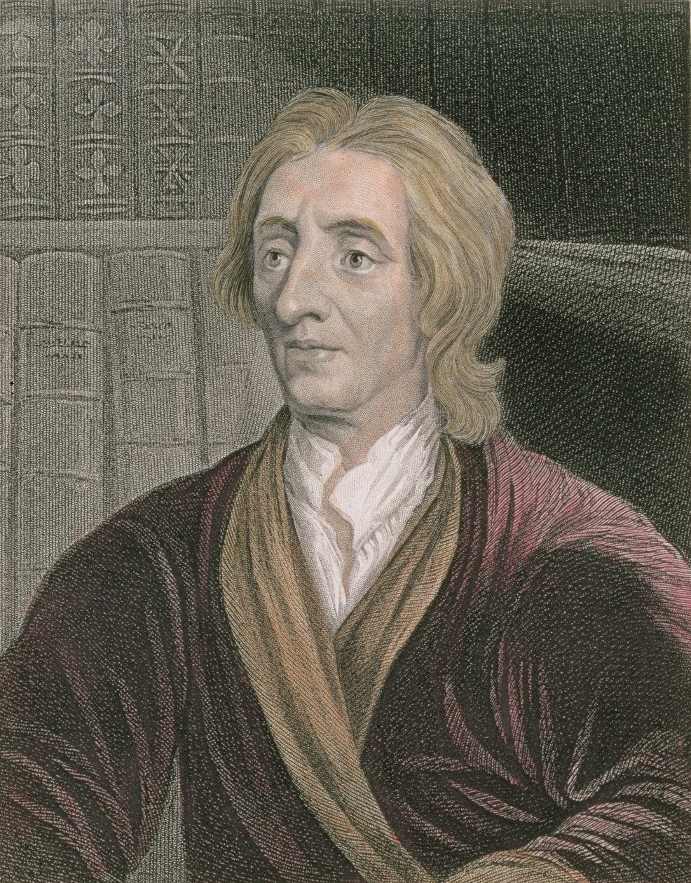 John Locke (1632-1704) portréja James Posselwhite (1798-1884) kocsma által metszett. írta William Mackenzie alkotó: Godfrey Kneller