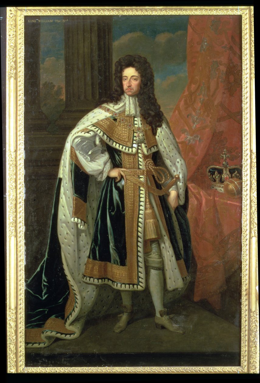 III. Vilmos király (1650-1702) portréja alkotó: Godfrey Kneller