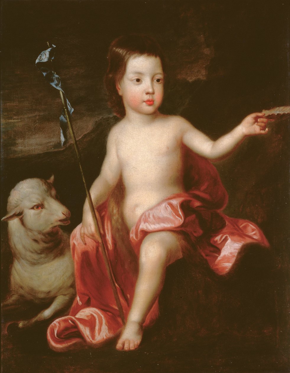 Keresztelő Szent János a pusztában alkotó: Godfrey Kneller