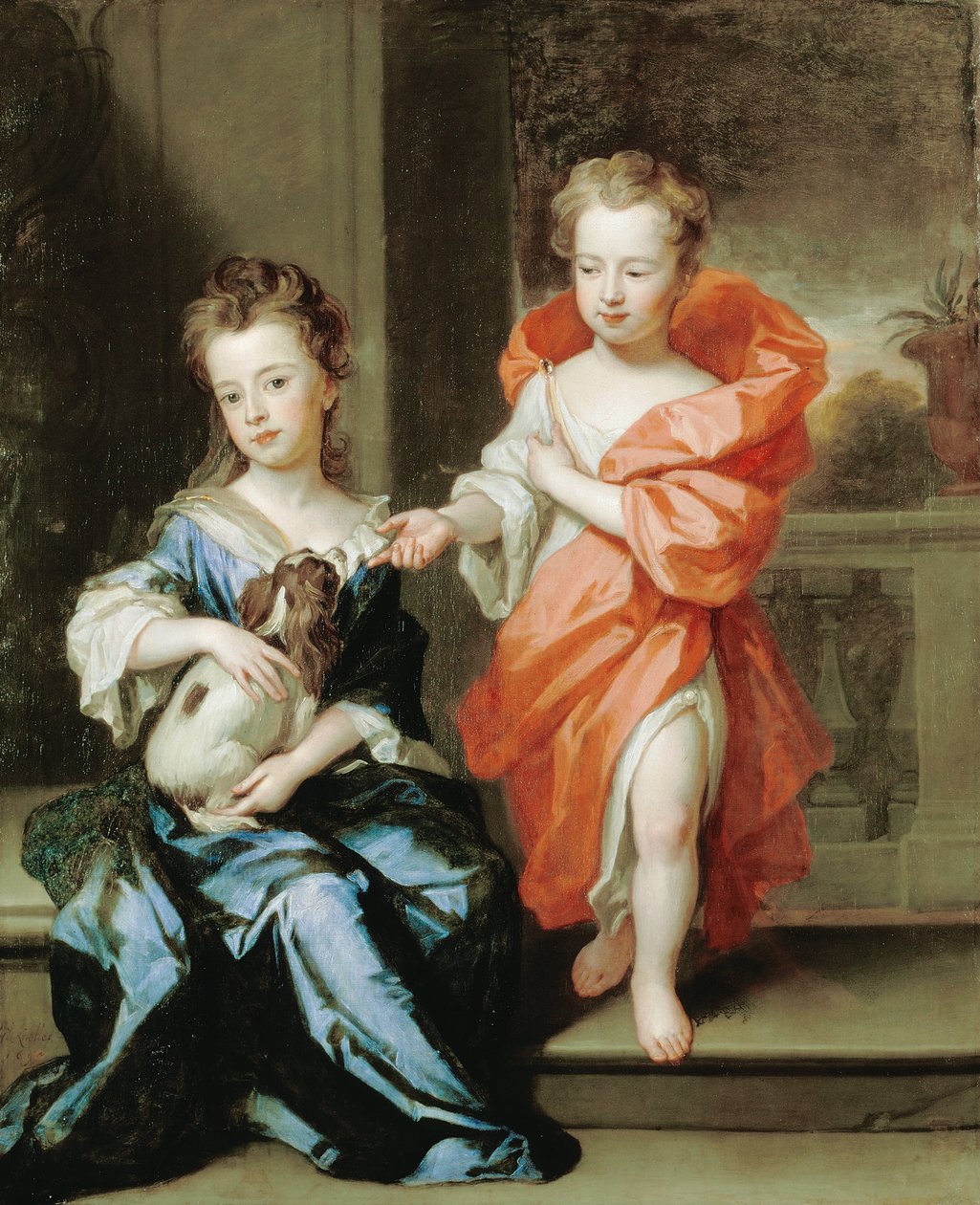 a Howard -gyerekeknek alkotó: Godfrey Kneller