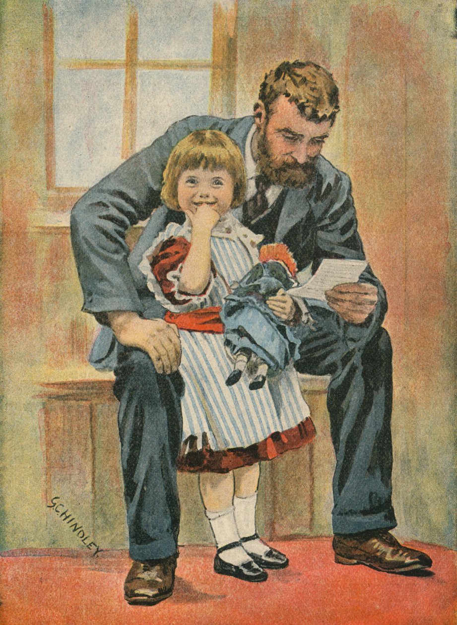 A levél (színes litográfia) alkotó: Godfrey C. Hindley