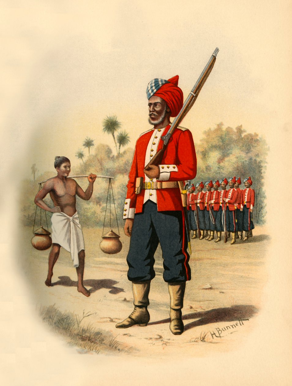 Első Madras Pioneers, 1890. alkotó: Godfrey Douglas Giles