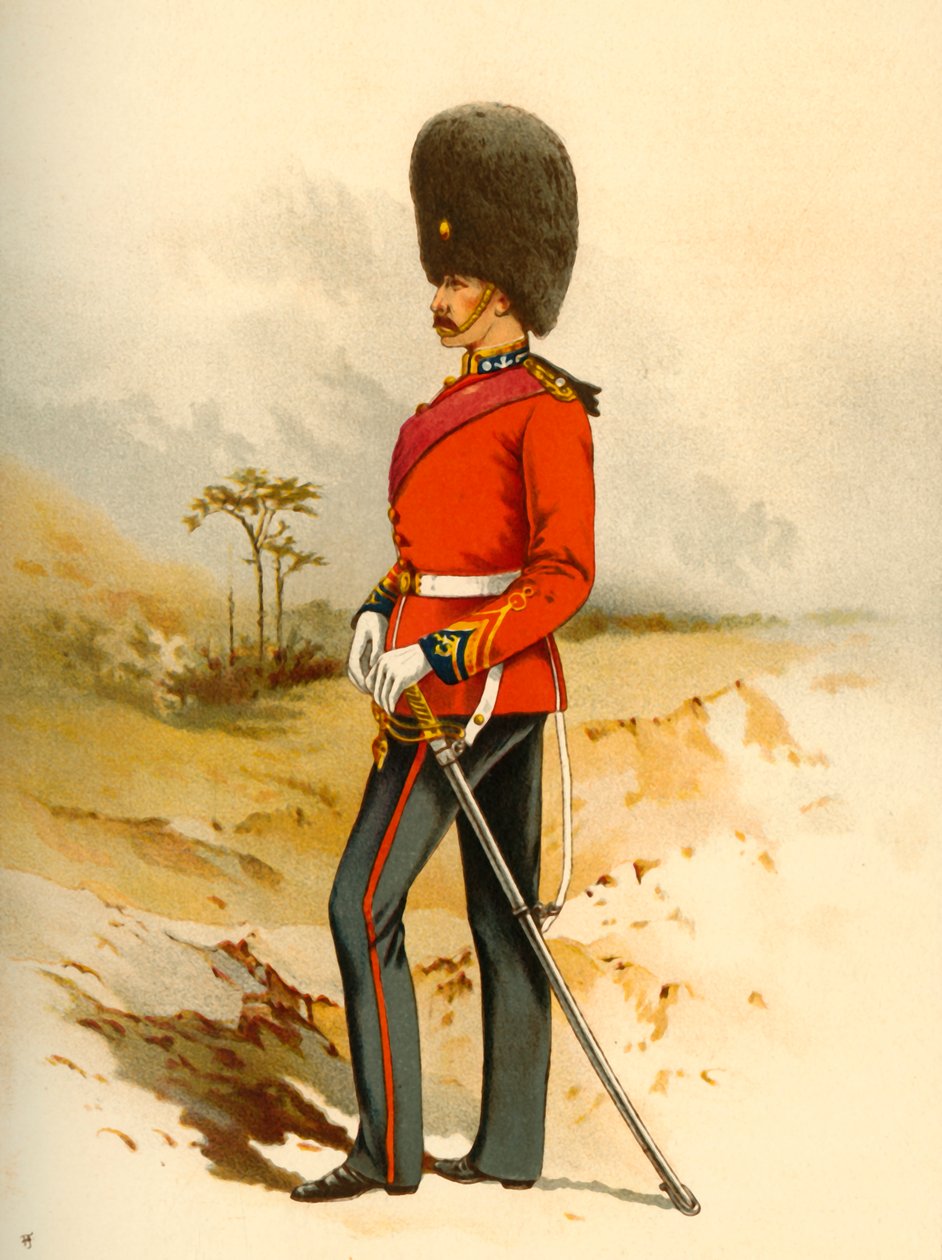 23. – Royal Welsh Fusiliers, 1890. alkotó: Godfrey Douglas Giles