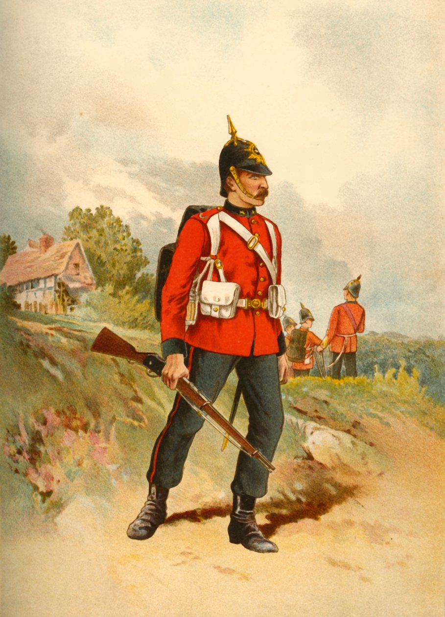 2. – The Queens Royal West Surrey, 1890. alkotó: Godfrey Douglas Giles