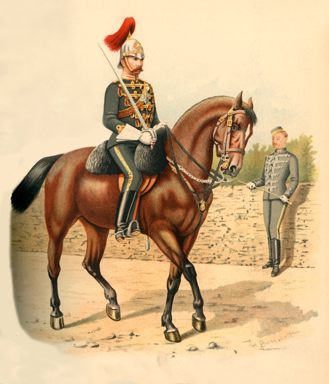 A 6. lovas huszárezred, Kanada, 1890. alkotó: Godfrey Douglas Giles